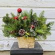 Load image into Gallery viewer, Birch Box Centerpiece-Decorative Evergreens-Christmas Delivered
