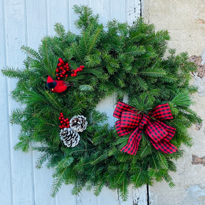 24" Specialty Wreaths-Decorative Evergreens-Christmas Delivered