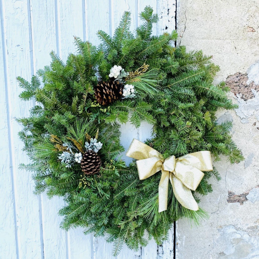 24" Specialty Wreaths-Decorative Evergreens-Christmas Delivered