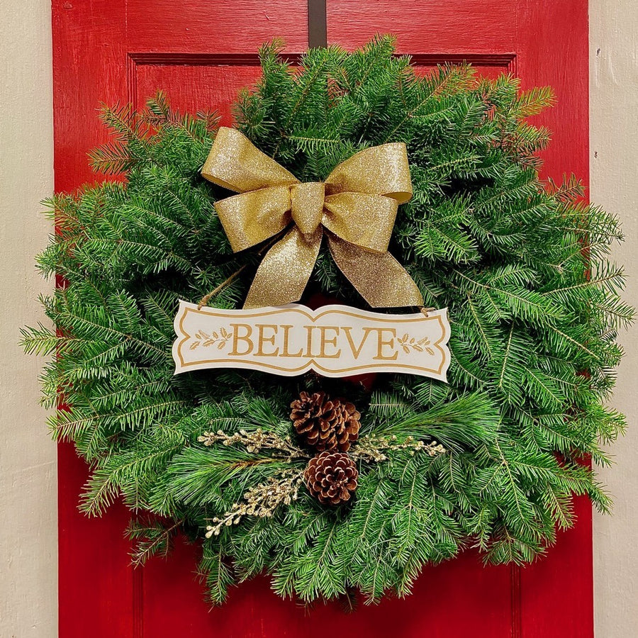 24" Specialty Wreaths-Decorative Evergreens-Christmas Delivered