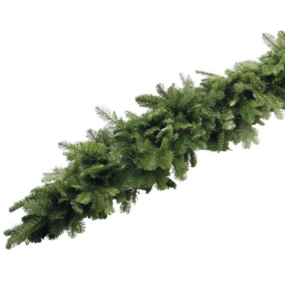 25' Balsam Garland-Decorative Evergreens-Christmas Delivered